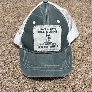 Green and White Trucker Hat